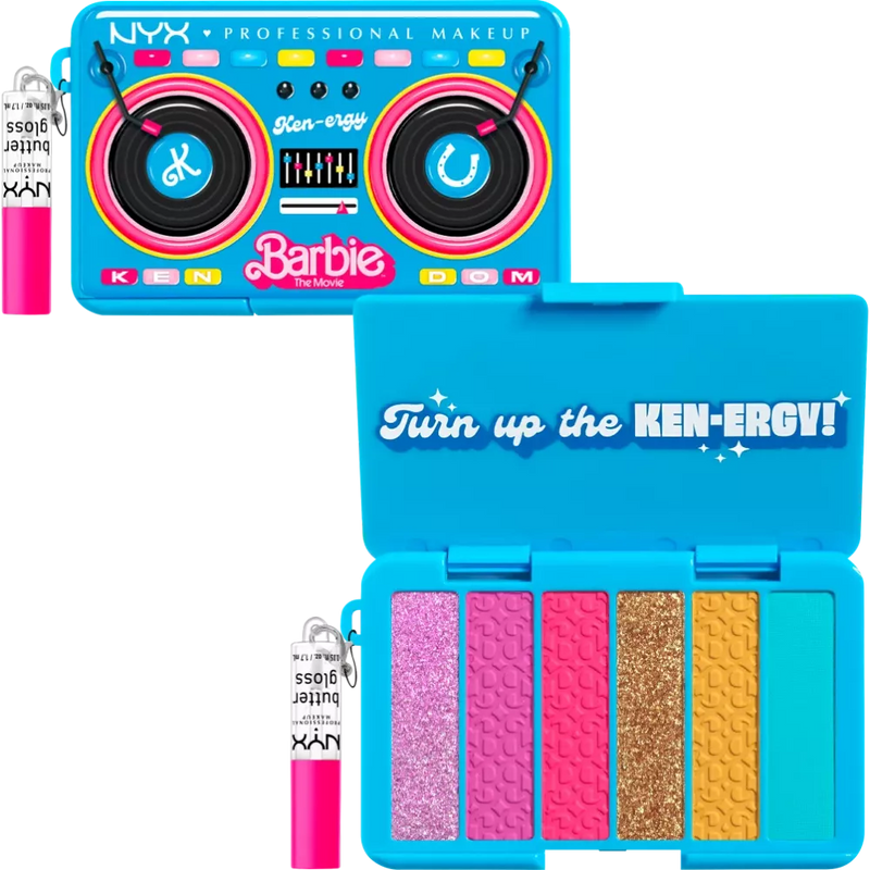 NYX PROFESSIONAL MAKEUP Kleurenpalet Barbie Mini Colour TURN UP THE KEN-ERGY! 02, 1 st