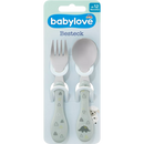 Couverts babylove verts, 1 pièce
