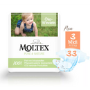 Moltex Couches Pure &amp; Nature taille 3 Midi (4-9 kg), 33 pièces