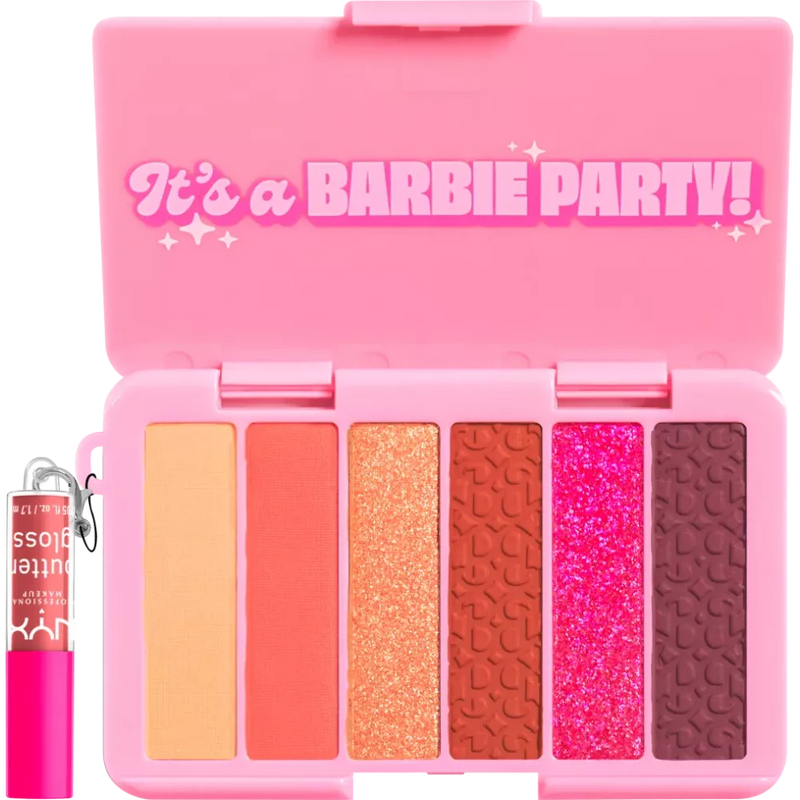 NYX PROFESSIONAL MAKEUP Kleurenpalet Barbie Mini Colour IT'S A BARBIE PARTY! 01, 1 st