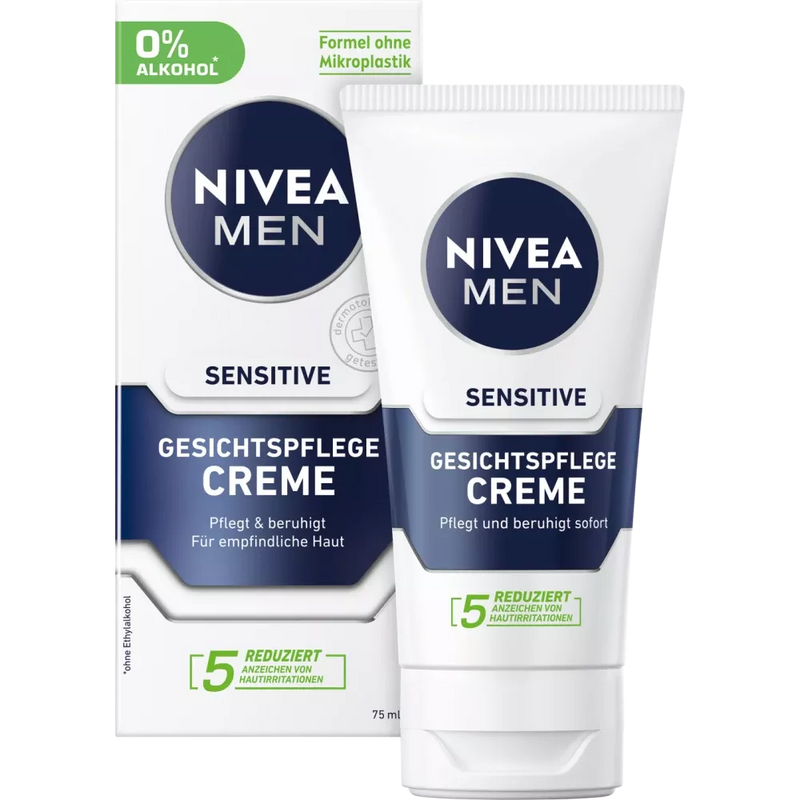 NIVEA MEN Day Care Gevoelige Gezichtscrème, 75 ml
