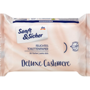 Sanft&Sicher Vochtig toiletpapier Deluxe Cashmere navulling, 50 stuks.