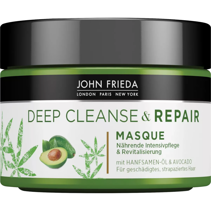 John Frieda Haarmasker Deep Cleanse & Repair, 250 ml