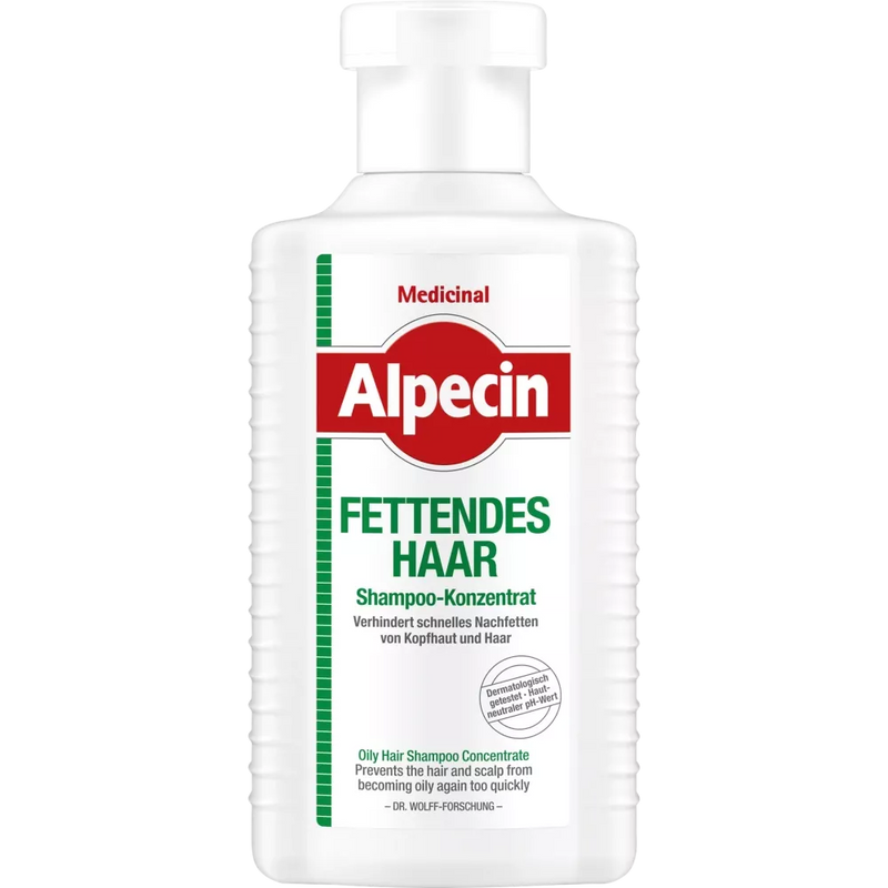 Alpecin Shampoo concentraat medicinaal vet haar, 200 ml