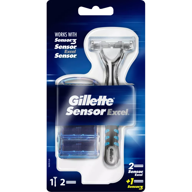 Gillette Scheerapparaat, Sensor Excel, 1 stuk