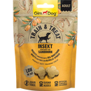 GIMDOG Dog Snack, Train &amp; Treat avec insectes et argousier, 125 g