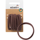 ebelin Haarband bruin zacht, 6 st.