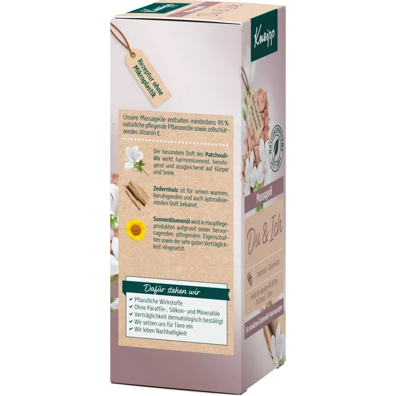 Kneipp Massageolie Jij & Ik, 100 ml