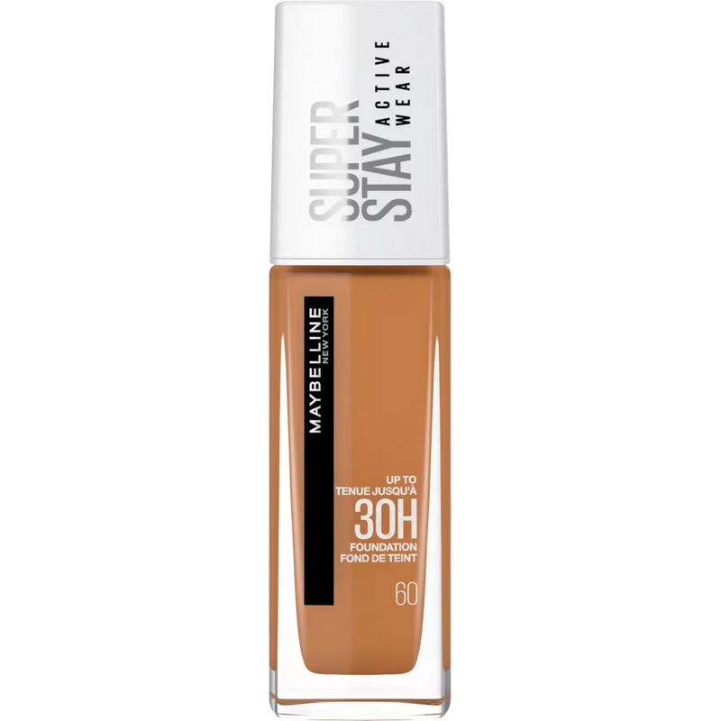 Maybelline New York Foundation Super Stay Active Wear 60 Karamel, 30 ml