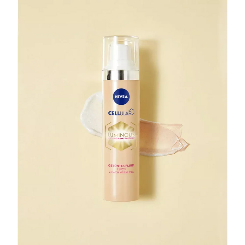 NIVEA Fluïde getinte Luminous Anti-Pigment Stains SPF 20, 40 ml