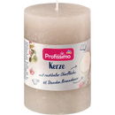 Bougie rustique Profissimo 100/68 grise, 1 pièce
