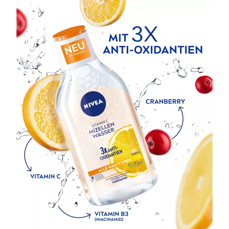 NIVEA Vitamine C Micellair Water, 400 ml