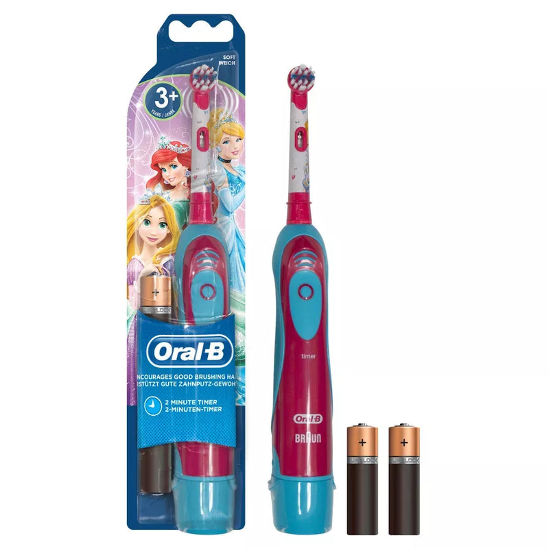 Oral-B Batterij tandenborstel kinderen Stages Power, Disney Prinsessen Versie, vanaf 3 jaar