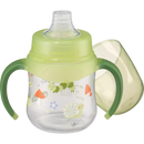 babylove Plastic babyfles brede hals, 150 ml, bos/groen, 1 st