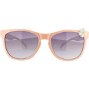 SUNDANCE Zonnebril voor kinderen in roze met witte veren en paarse tint, 1 stuk