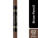 MAX FACTOR Wenkbrauwpotlood Real Brow Fill & Shape Pencil Zachtbruin 02, 0.66 g