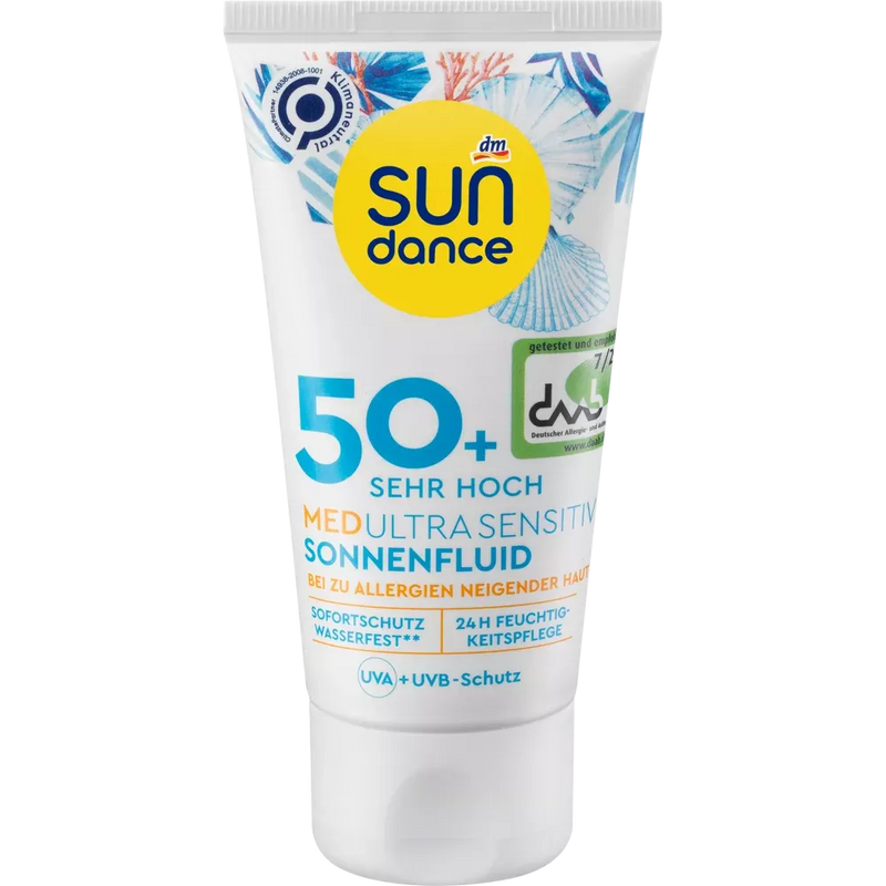 SUNDANCE Zonnebrandcrème gezicht, MED ultra sensitive, SPF 50+, 50 ml