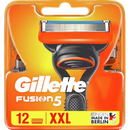 Lames de rasoir Gillette, Fusion5, 12 pièces