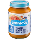 babylove Babymaaltijd Tomaatgroenten met Noedels 5+ Maanden 100% biologische kwaliteit 190g