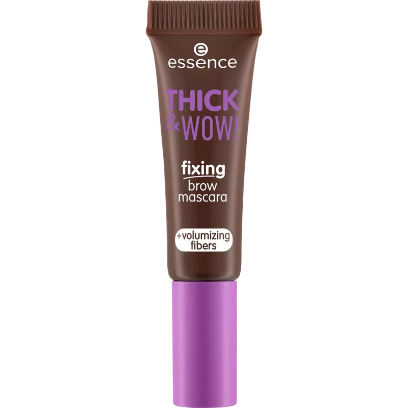 essence Wenkbrauwmascara Thick & Wow! 03 Brunette Bruin, 6 ml