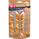 8in1 Snack voor honden, Triple Flavour Rolls, 3 stuks