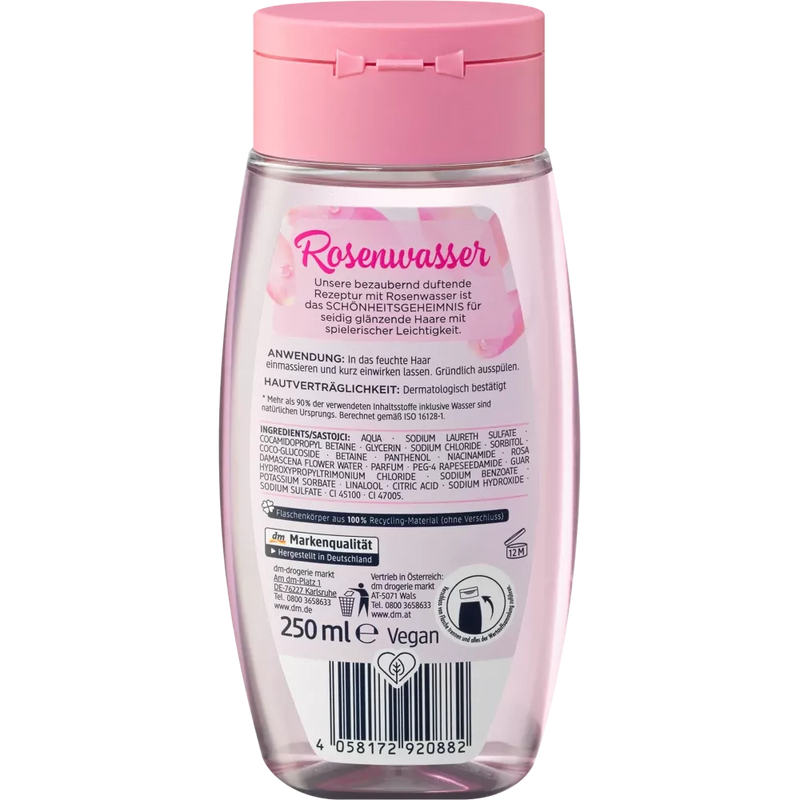 Balea Schönheitsgeheimnisse Shampoo Rozenwater, 250 ml