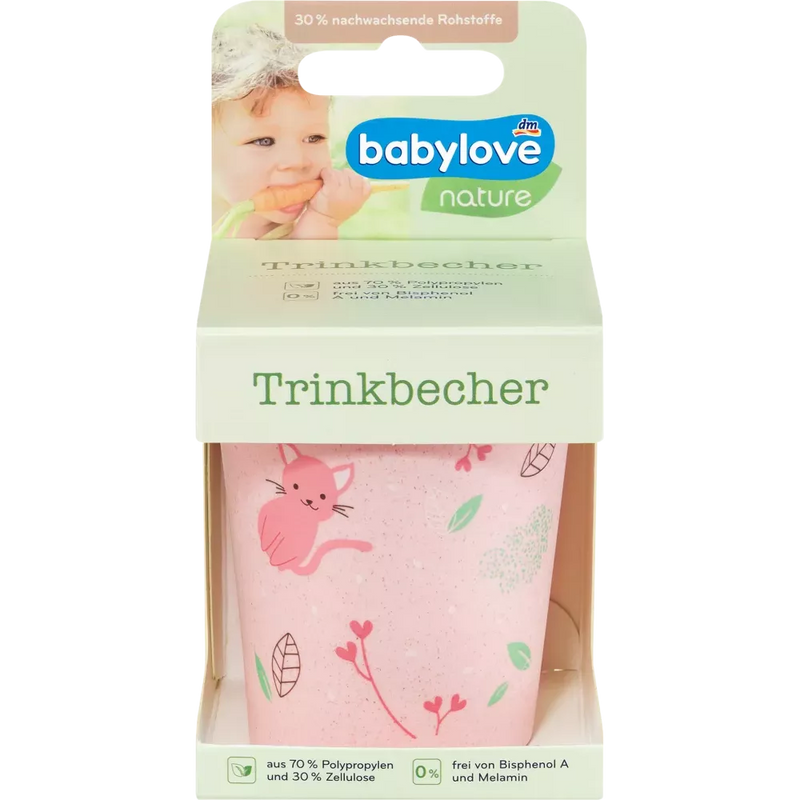 babylove natuur drinkbeker konijntje, 1 stuk