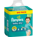 Couches Pampers Baby Dry Gr.6 Extra Large (13-18 kg), paquet en vrac, 52 pièces.
