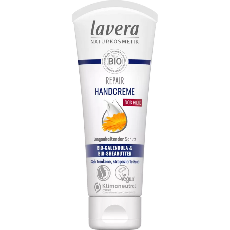 Lavera Handcrème Repair SOS Help met organische calendula & organische shea butter, 75 ml