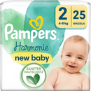 Couches Pampers Harmonie taille 2 Mini (4-8 kg), 25 pièces.
