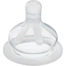 Sucette babylove col large silicone ronde universelle taille M, dès la naissance, 2 pièces.