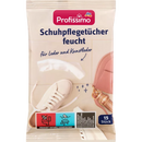 Profissimo Lingettes d'entretien des chaussures humides, 15 pièces.