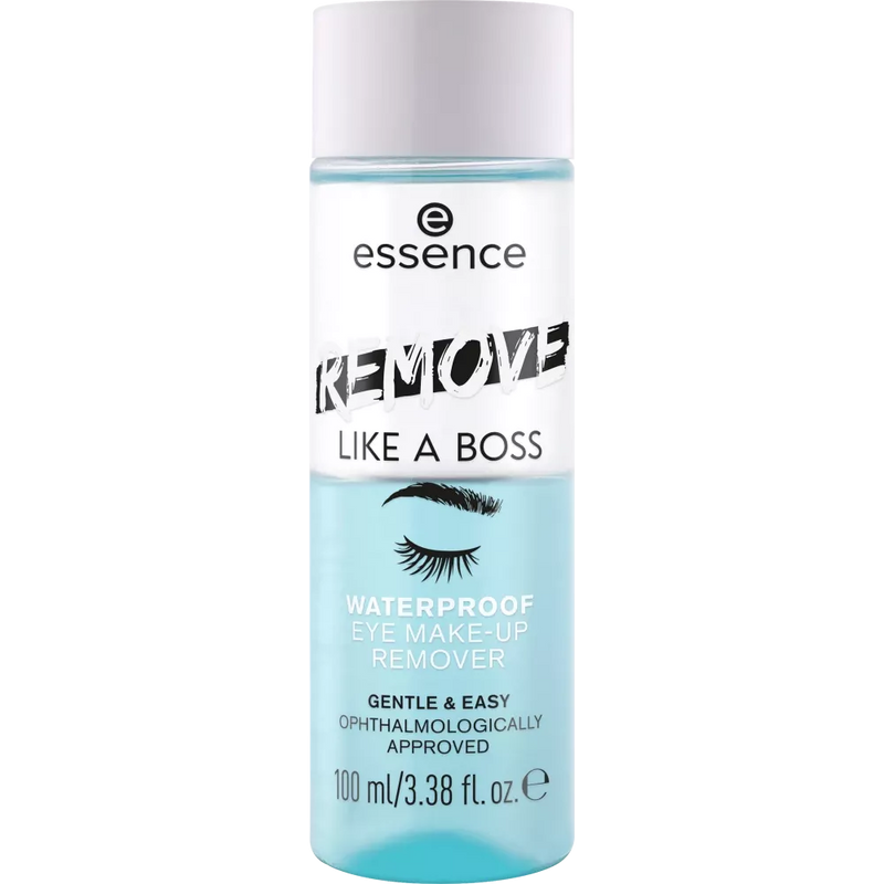essence Oogmake-up remover Waterproof Remove Like A Boss, 100 ml