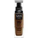 NYX PROFESSIONAL MAKEUP Fond de teint Can't Stop Won't Stop 24 heures Acajou chaud 16,7, 30 ml
