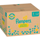 Couches Pampers Premium Protection Gr.1 Nouveau-né (2-5kg), boîte demi-mois, 180 pièces.