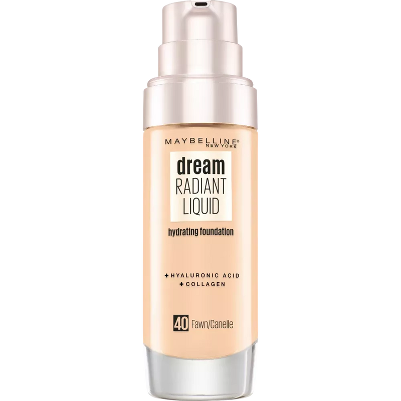 Maybelline New York Foundation Dream Radiant Liquid 40 Fawn, 30 ml