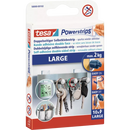 Tesa Powerstrips Large voor maximaal 2 kg, 10 stuks.