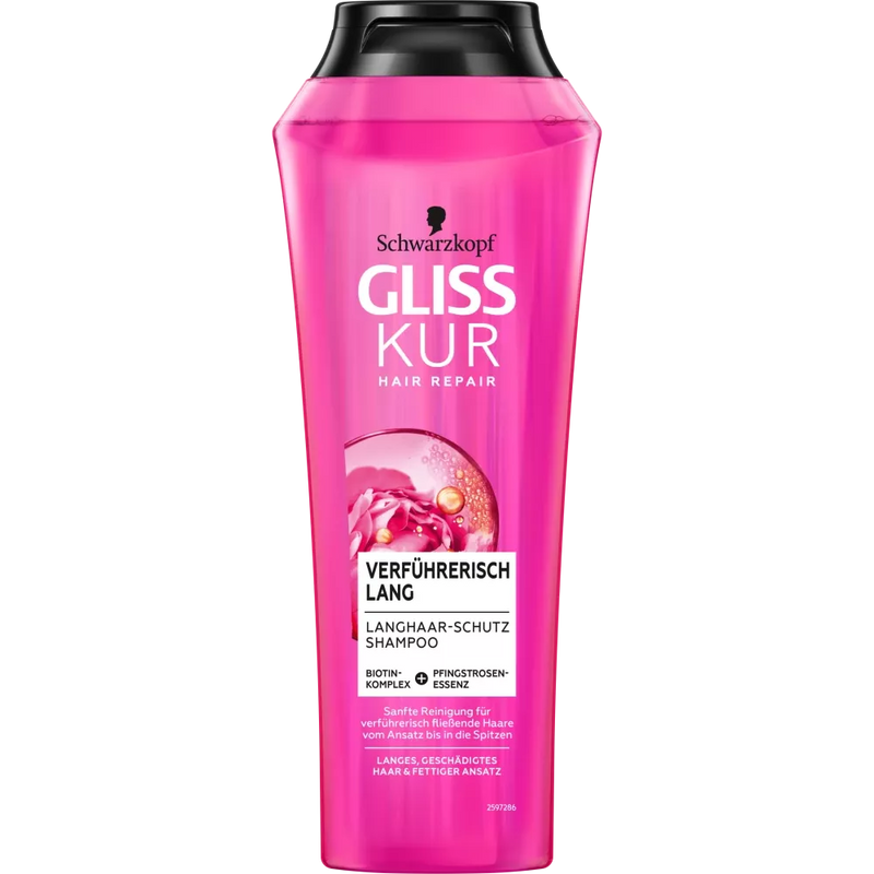 Schwarzkopf Gliss Kur Shampoo Verleidelijk Lang, 250 ml