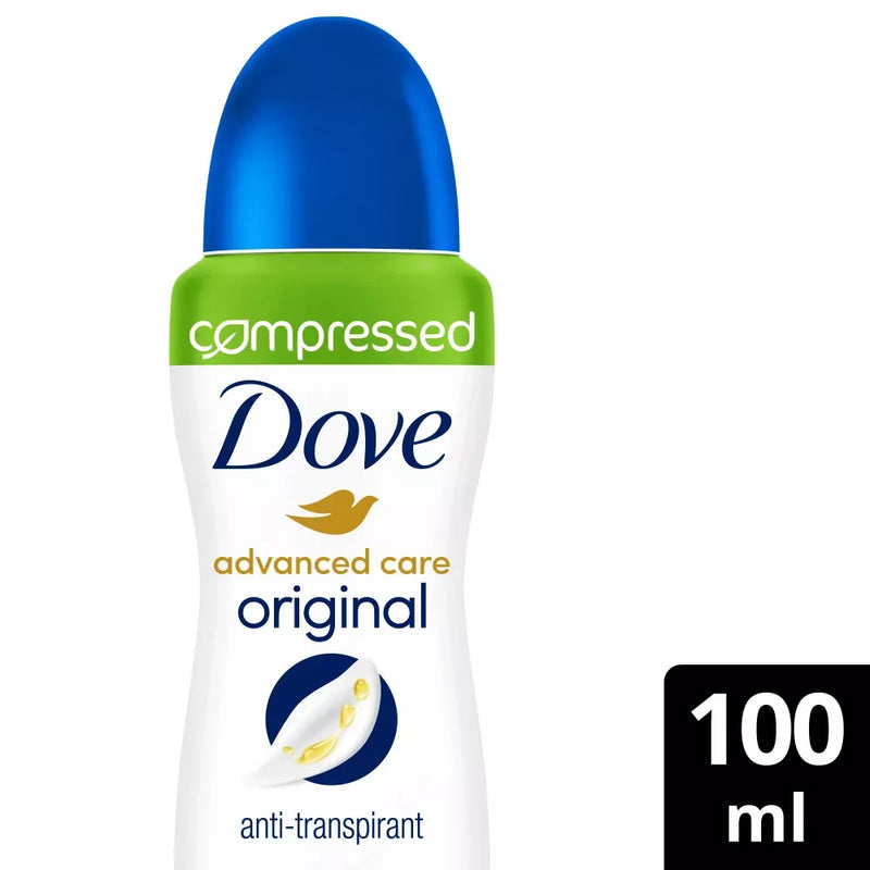 Dove Antitranspirant Deospray Advanced Care Original Gecomprimeerd, 100 ml