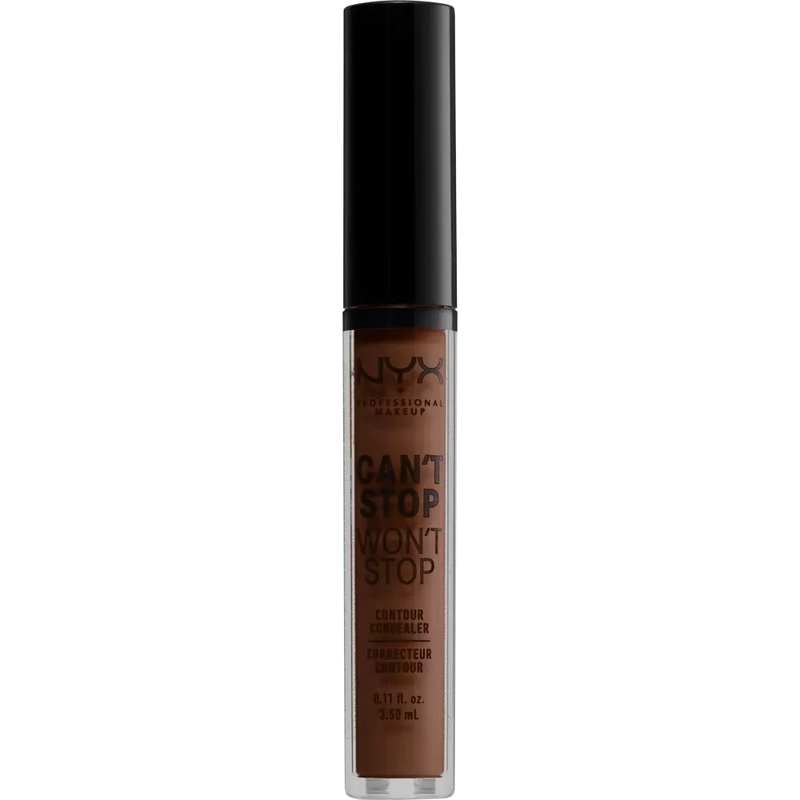 NYX PROFESSIONAL MAKEUP Concealer Can't Stop Won't Stop Contour Deep Walnut 22.7, 3.5 ml