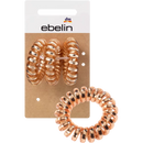 ebelin Haarelastiekjes spiraal rosé, 3 stuks.