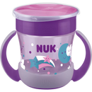 Nuk Beker Mini Magic Cup Glow, paars, vanaf 6 maanden, 160ml, 1 stuk