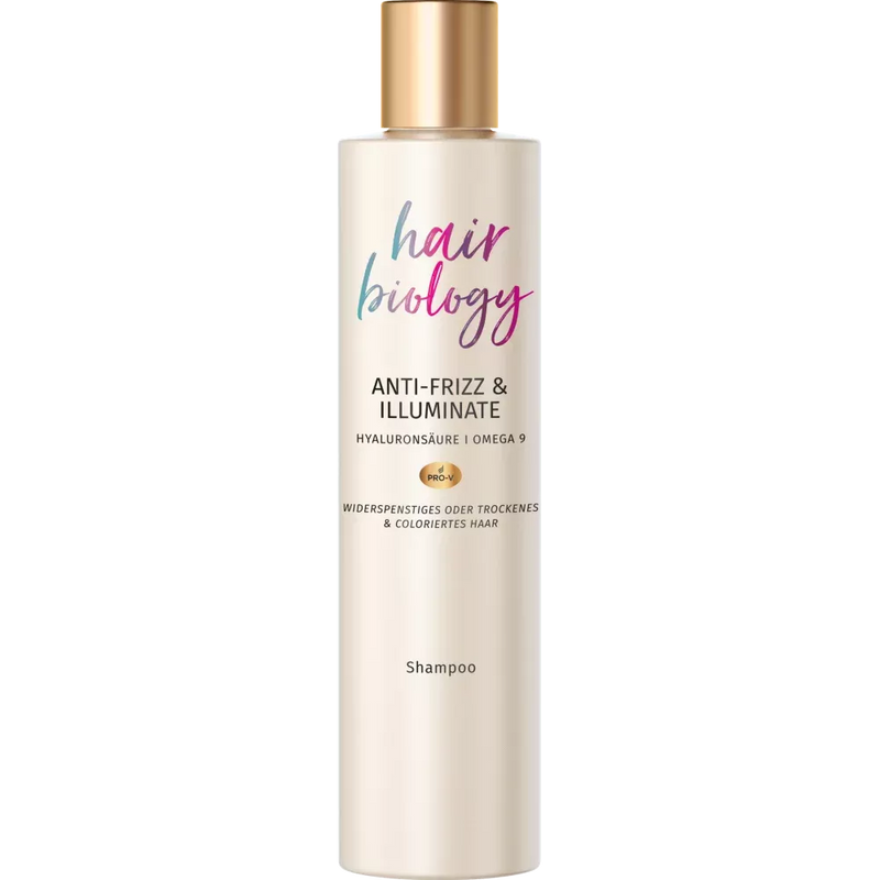 hair biology Shampoo Anti-Frizz & Illuminate, 250 ml