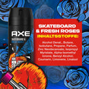 AXE Déodorant Spray Skateboard Fresh Rose, 150 ml