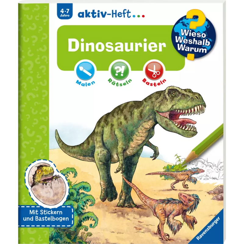 Ravensburger Wieso? Weshalb? Warum? aktiv-Heft Dinosaurier, 1 Stuk