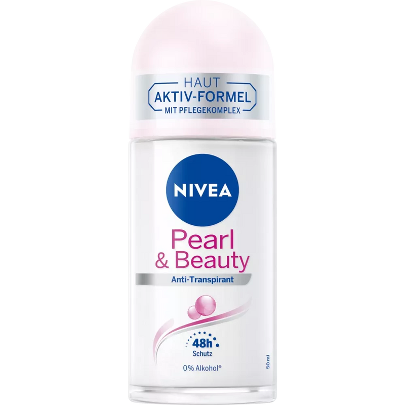 NIVEA Antitranspirant Deo Roll-on parel & schoonheid, 50 ml
