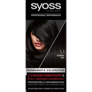 Syoss Haarkleur Zwart 1-1, 1 stuk