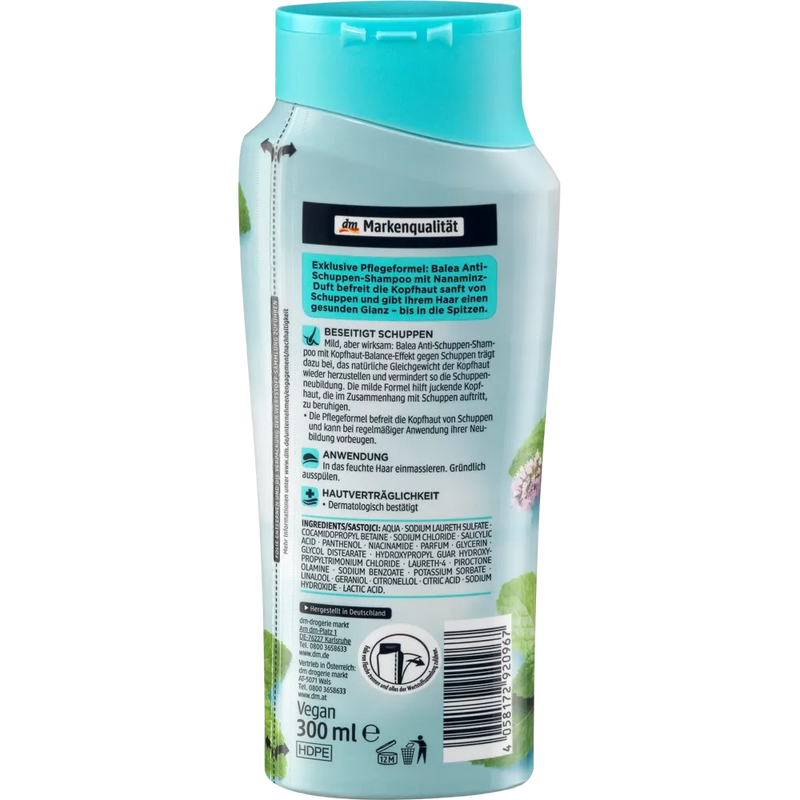 Balea Shampoo anti-roos, 300 ml