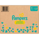 Couches Pampers Premium Protection Gr.1 Nouveau-né (2-5kg), boîte demi-mois, 180 pièces.