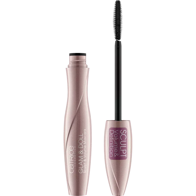 Catrice Mascara Glam & Doll Sculpt & Volume Zwart 010, 9.5 ml